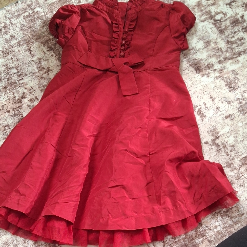 GAP Elegant Red Kids Formal Dress